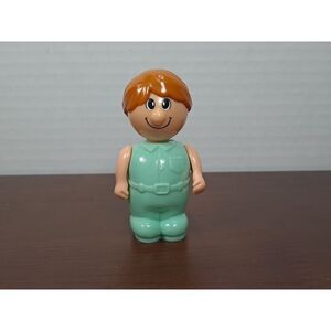 Vintage - Happy Folks Blue Box/ My Happy Town -Boy Figure‎ - -1980's